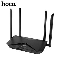 маршрутизатор hoco dq02, 4g lte-модем, 2х диапозонный, 5 портов, 4 гбит/с стационарный роутер wi-fi  фото