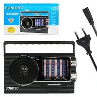 радиоприемник переносной sonitec st-5400 черный, usb/sd/bluetooth проигрыватель 200w  фото