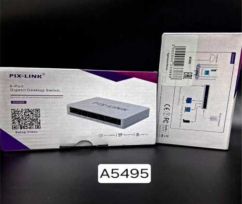 сетевой коммутатор 8 портов pix-link lv-sw08b концентратор сети гигабитный, скорость свыше 1000 mbps  фото