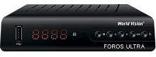 Ресивер  эфирный HD (DVB-T2)          World-Vision  FOROS Ultra T2/S2/С   пласт, кнопки, бп 5 В, АС3 от магазина Электроника GA